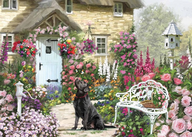 Cottage Garden 1000 Piece Jigsaw [PUZZLE]