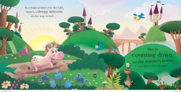 Countdown to Bedtime Sleepy Unicorn: Help young kids ease into their sleep routine with this magical new illustrated counting book series! - Candy Bee [KSIĄŻKA]