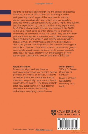 Counter-Stereotypes and Attitudes Toward Gender and LGBTQ Equality (Elements in Gender and Politics) - Jae-Hee Jung [KSIĄŻKA]