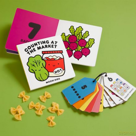Counting at the Market Numbers Ring Flash Cards - Mudpuppy [KALENDARZ]