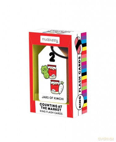 Counting at the Market Numbers Ring Flash Cards - Mudpuppy [KALENDARZ]