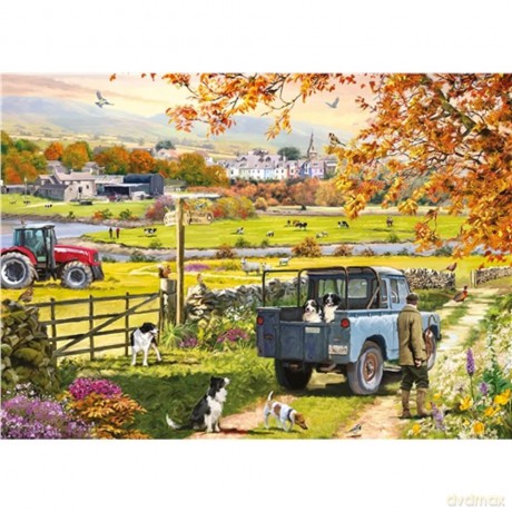 Countryside Morning 1000 Piece Jigsaw [PUZZLE]