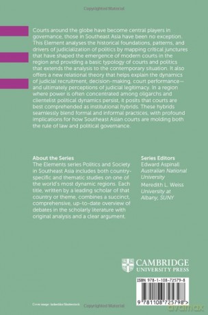 Courts and Politics in Southeast Asia (Elements in Politics and Society in Southeast Asia) - Dressel Bjoern [KSIĄŻKA]