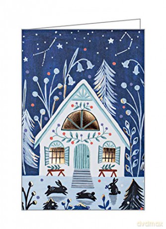 Cozy Winter Cabin Big Notecard Set - Flora Waycott [KSIĄŻKA]