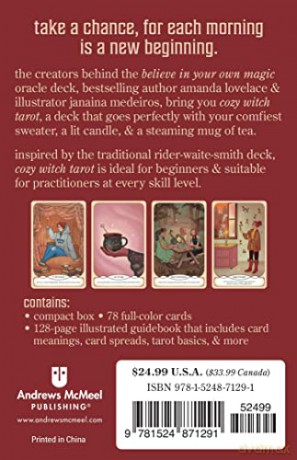 Cozy Witch Tarot Deck and Guidebook - Amanda Lovelace [KSIĄŻKA]
