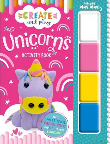 Create and Play Create and Play Unicorns Activity Book - Naomi Churn [KSIĄŻKA]