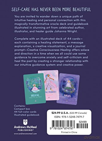 Creative Consciousness Healing: A 44-Card Oracle Deck and Guidebook for Self-Healing and Self-Care - Johanna Wright [KSIĄŻKA]