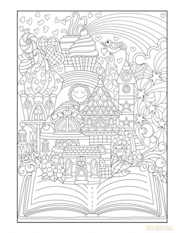 Creative Haven Daydreams Coloring Book - Angela Porter [KSIĄŻKA]