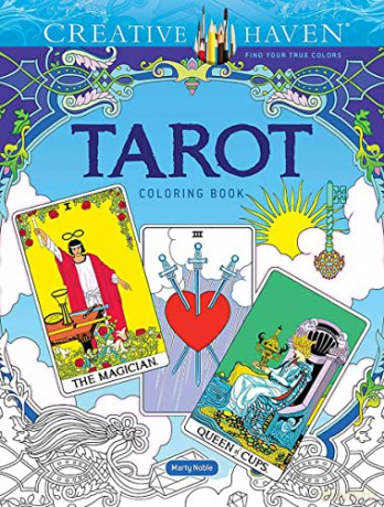 Creative Haven Tarot Coloring Book - Marty Noble [KSIĄŻKA]