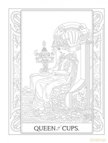 Creative Haven Tarot Coloring Book - Marty Noble [KSIĄŻKA]