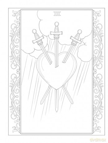 Creative Haven Tarot Coloring Book - Marty Noble [KSIĄŻKA]