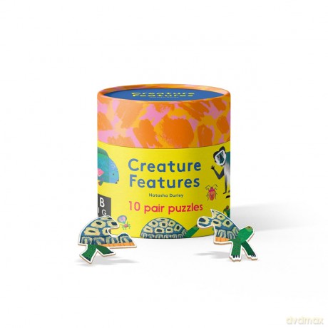 Creature Features Jungle: A Pair Puzzle - Natasha Durley [KSIĄŻKA]