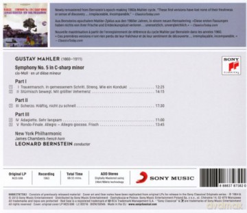 Leonard Bernstein: Mahler: Symphony No. 5 In C-Sharp Minor [CD]
