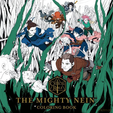 Critical Role: The Mighty Nein Coloring Book - Critical Role [KSIĄŻKA]