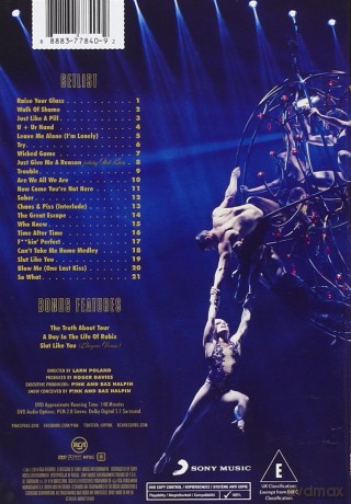 P!Nk: The Truth About Love Tour: Live From Melbourne [DVD]