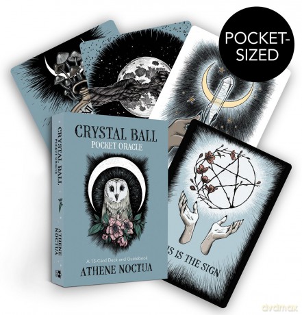 Crystal Ball Pocket Oracle: A 13-Card Deck and Guidebook - Athene Noctua [KSIĄŻKA]