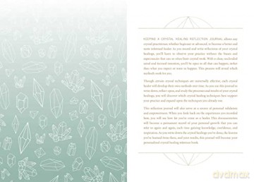 Crystal Healing Reflection Journal (Healing Crystals, Self-Care Journal) - Uma Silbey [KSIĄŻKA]
