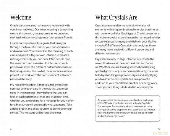 Crystal Oracle Deck: 78 crystal cards for holistic wellbeing - Kathy Banegas [KSIĄŻKA]