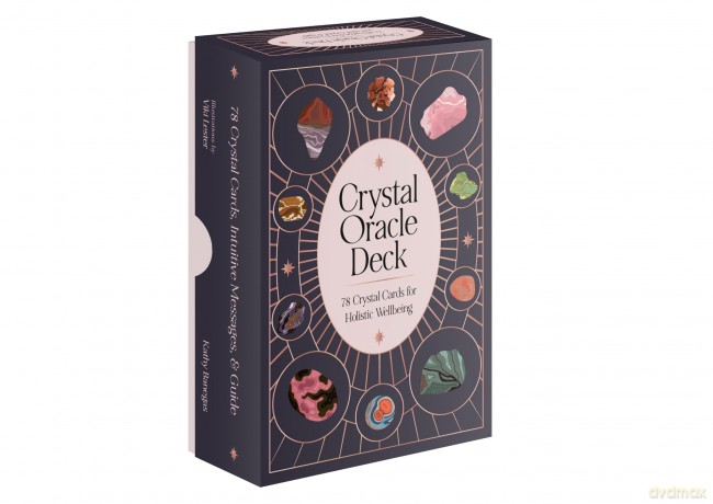 Crystal Oracle Deck: 78 crystal cards for holistic wellbeing - Kathy Banegas [KSIĄŻKA]
