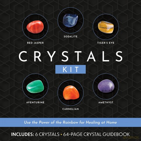 Crystals Kit: Use the Power of the Rainbow for Healing at Home - Includes: 6 Crystals, 64-page Crystal Guidebook - Editors of Chartwell Books [KSIĄŻKA]