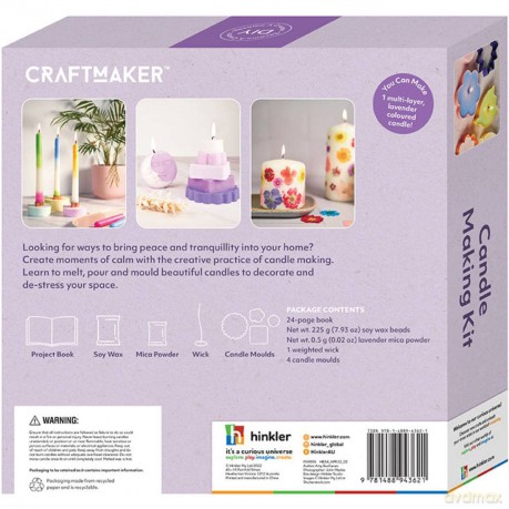 Curious Universe CraftMaker Candle Making Kit - Hinkler Pty Ltd [KSIĄŻKA]
