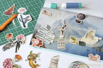 Cut Up This Book and Create Your Own Wonderland: 1,000 Unexpected Images for Collage Artists - Eliza Scott [KSIĄŻKA]