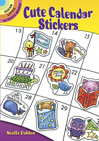 Cute Calendar Stickers (Little Activity Books) - Noelle Dahlen [KSIĄŻKA]