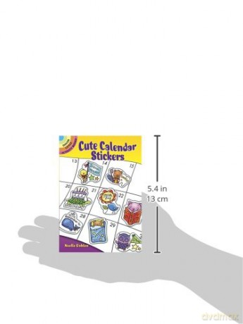 Cute Calendar Stickers (Little Activity Books) - Noelle Dahlen [KSIĄŻKA]