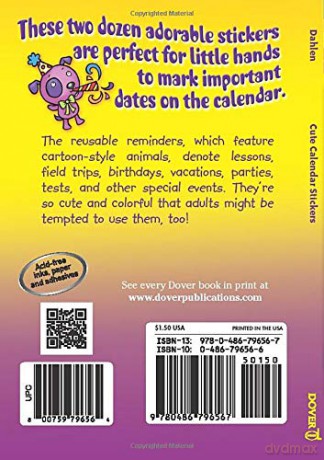 Cute Calendar Stickers (Little Activity Books) - Noelle Dahlen [KSIĄŻKA]