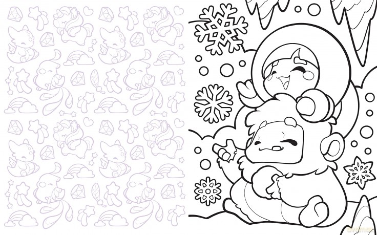 Cute Chibi Creature Coloring: Color over 60 Adorable Creatures - Phoebe Im [KSIĄŻKA]