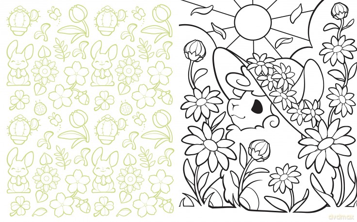 Cute Chibi Creature Coloring: Color over 60 Adorable Creatures - Phoebe Im [KSIĄŻKA]
