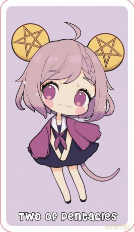 Cute Chibi Tarot: Understanding Tarot with the Chibi Universe - 78 Cards and Guidebook - Yoai [KSIĄŻKA]