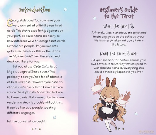 Cute Chibi Tarot: Understanding Tarot with the Chibi Universe - 78 Cards and Guidebook - Yoai [KSIĄŻKA]