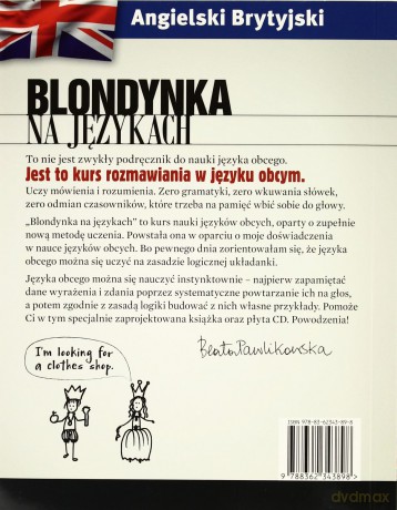 Blondynka na językach. Angielski Brytyjski [KSIĄŻKA]