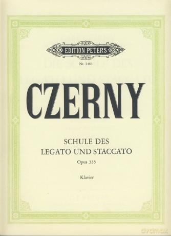 CZERNY - Op. 335 Escuela del Legato y Staccato para Piano (Ruthardt) [KSIĄŻKA]