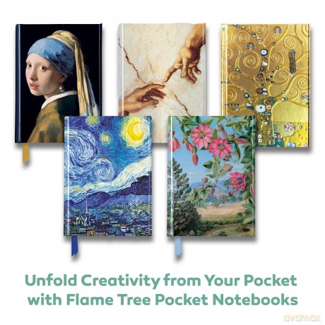 Da Vinci: Vitruvian Man (Foiled Pocket Journal) (Flame Tree Pocket Notebooks) - Flame Tree Studio [KSIĄŻKA]
