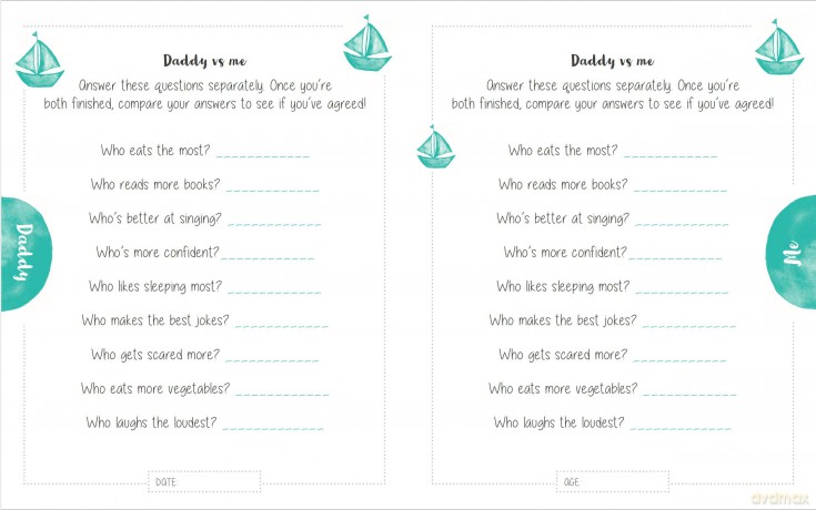 Daddy and Me: An Activity Book: Complete Together, Keep Forever - Rebecca Meldrum [KSIĄŻKA]