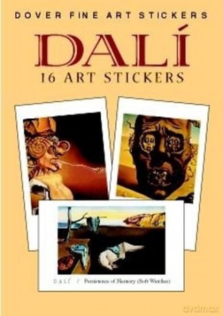 Dali: 16 Art Stickers: 16 Art Stickers (Dover Art Stickers) - Raffaele De Caterina [KSIĄŻKA]