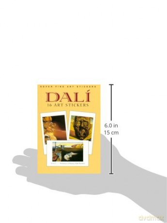 Dali: 16 Art Stickers: 16 Art Stickers (Dover Art Stickers) - Raffaele De Caterina [KSIĄŻKA]