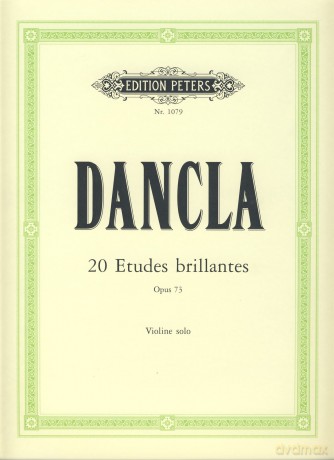 DANCLA - Estudios Brillantes Op.73 para Violin - Dancla [KSIĄŻKA]