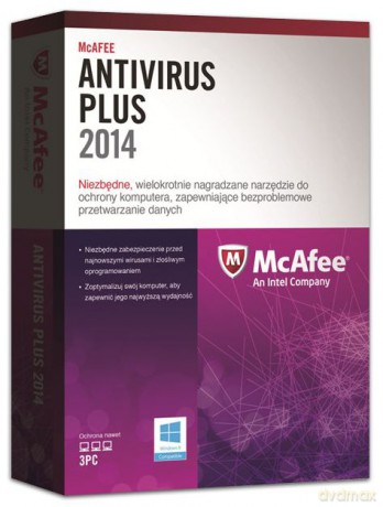 McAffe AniVirus Plus 2014 3PC [PROGRAM PC]