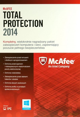 McAffe Total Protection 2014 1PC [PROGRAM PC]
