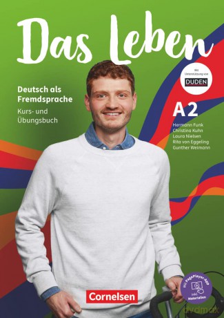 Das Leben: Kurs- und Ubungsbuch A2 inkl. Audios, Videos, Texten und Ubunge - Rita Maria von Eggeling [KSIĄŻKA]