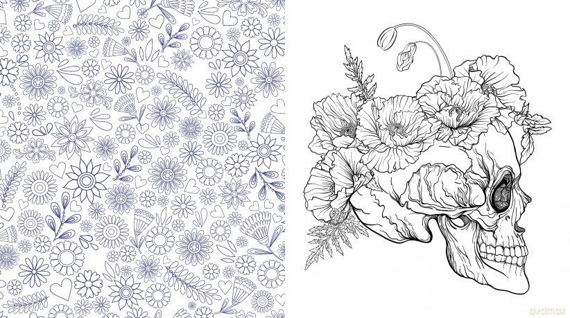 Day of the Dead Coloring Book: More than 100 Pages to Color! (Chartwell Coloring Books) - Editors of Chartwell Books [KSIĄŻKA]