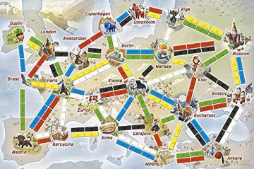 Days of Wonder | Ticket to Ride First Journey Europe Board Game | Ages 6+ | For 2 to 4 players | Average Playtime 15-30 Minutes [KSIĄŻKA]