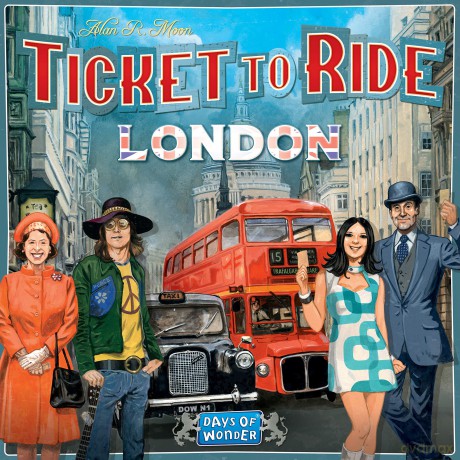 Days of Wonder | Ticket to Ride London Board Game | Ages 8+ | For 2 to 4 players | Average Playtime 10-15 Minutes [KSIĄŻKA]