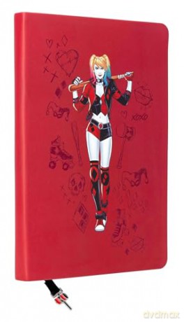 DC: Harley Quinn Journal with Ribbon Charm - Insight Editions [KSIĄŻKA]