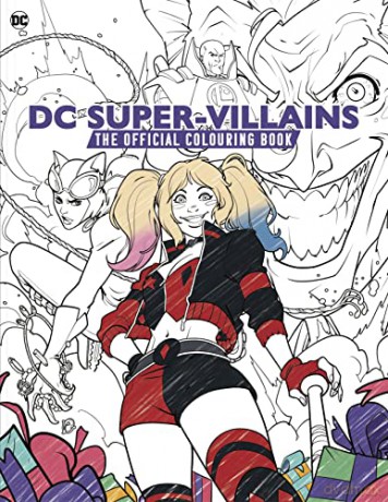 DC: Super-Villains: The Official Colouring Book - Titan Books [KSIĄŻKA]