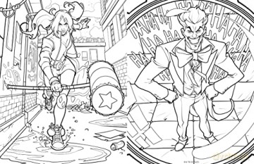 DC: Super-Villains: The Official Colouring Book - Titan Books [KSIĄŻKA]
