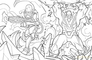 DC: Super-Villains: The Official Colouring Book - Titan Books [KSIĄŻKA]